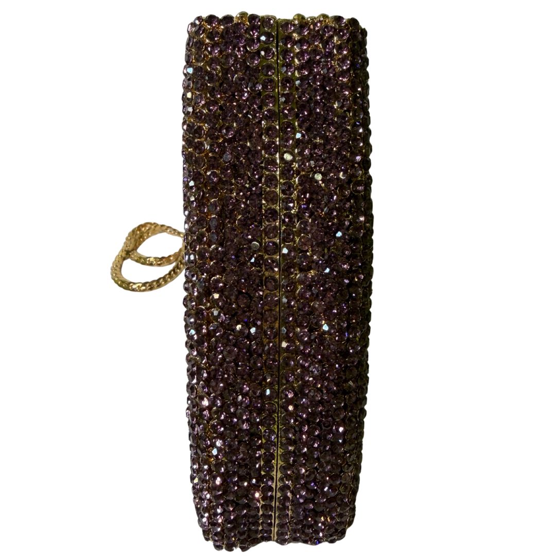 Purple Crystal Pizza Clutch